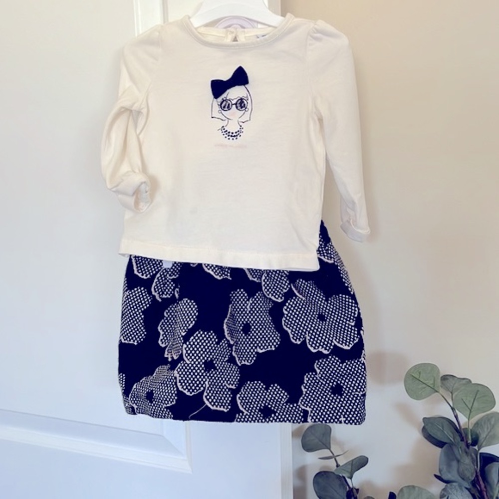 Janie and Jack Black Outfit